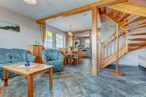 Wohnzimmer  Ferienhaus zur frischen Brise, Whg 02