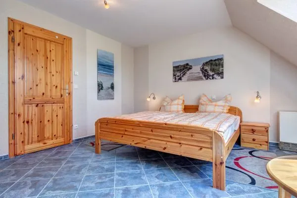 Schlafzimmer  Ferienhaus zur frischen Brise, Whg 02