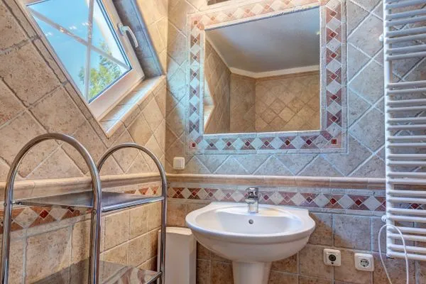 Badezimmer  Ferienhaus zur frischen Brise, Whg 02