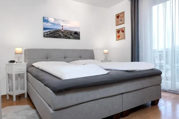 Bedroom Ostsee Residenz Meeresblick Strandmuschel