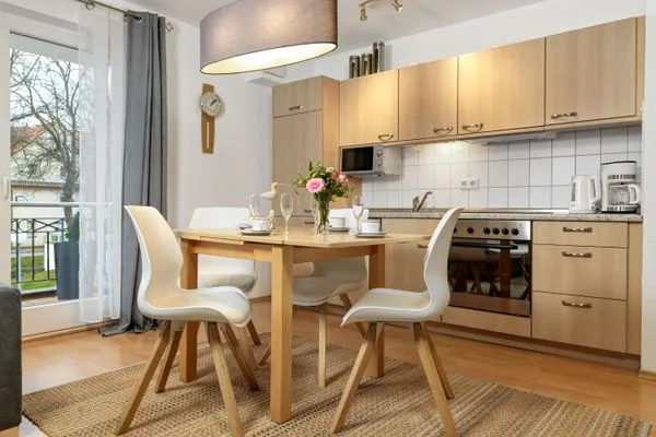 Living room Ostsee Residenz Meeresblick Strandmuschel