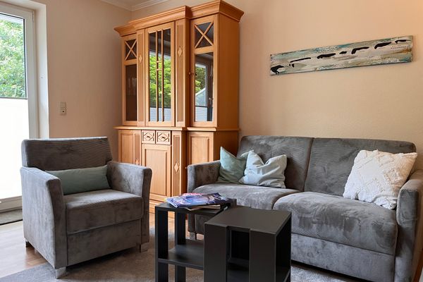  Ferienwohnung am Damenpfad Wangerooge - Wohnzimmer