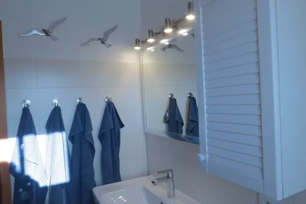 Badezimmer  Seeschlößchen Ferienwohnung 7