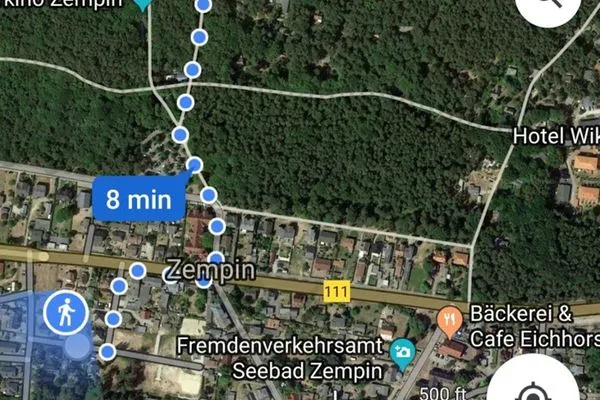 Vogelperspektive  Villa Inselliebe