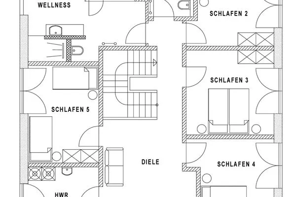 Grundriss  Villa Inselliebe