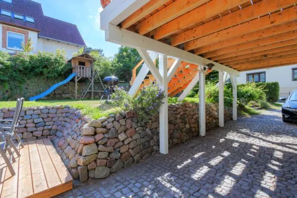 Garten  Ferienwohnung Kieferngrund