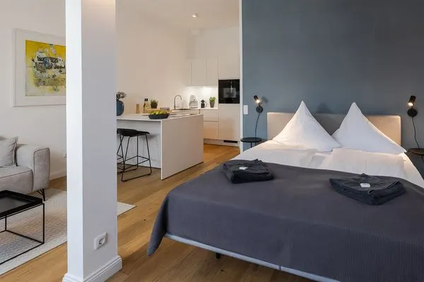 Schlafzimmer  Meerzeit - direkt am Strand mit Frühstücksmöglichkeit