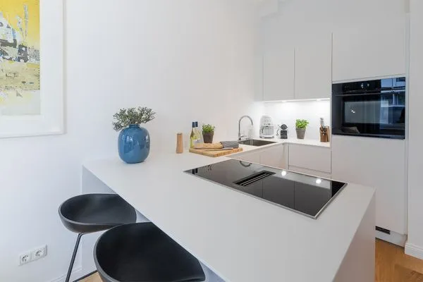 Küche / Küchenzeile  Meerzeit - direkt am Strand mit Frühstücksmöglichkeit