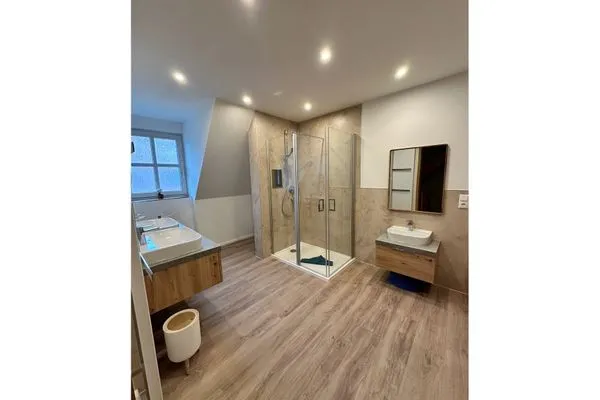 Badezimmer mit Dusche 1. Etage  Kuttels Koje