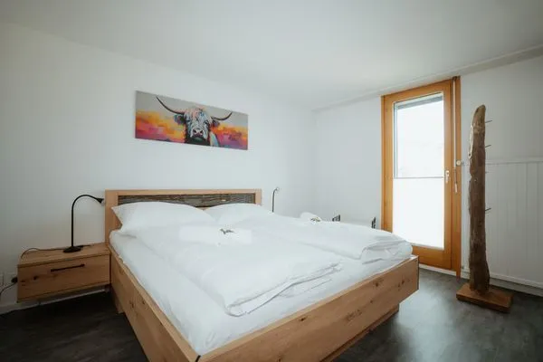 Schlafzimmer  Ferienhaus Daheim