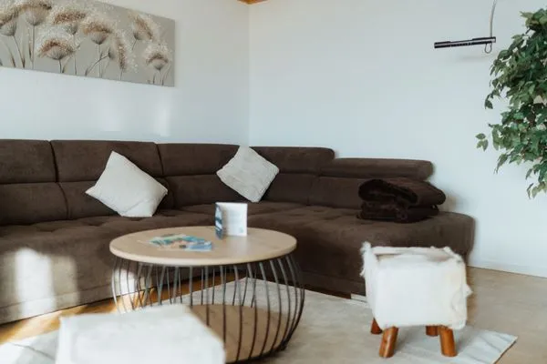 Wohnzimmer  Ferienhaus Daheim