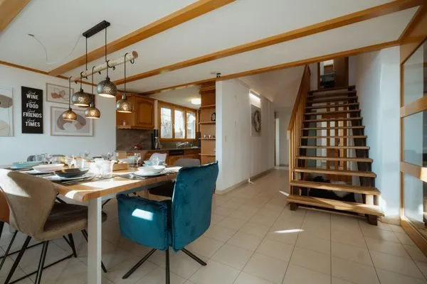 Wohnzimmer  Ferienhaus Daheim