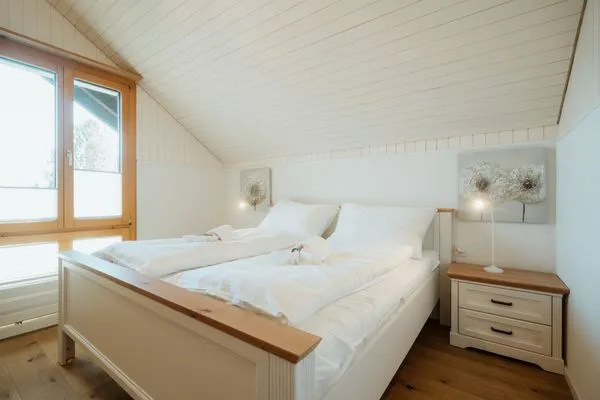 Schlafzimmer  Ferienhaus Daheim