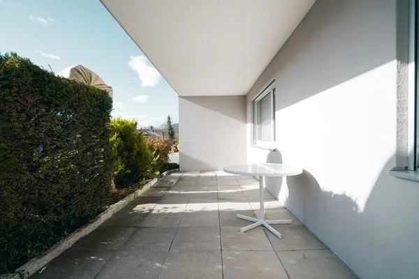 Terrasse  Apartment Alpenblick