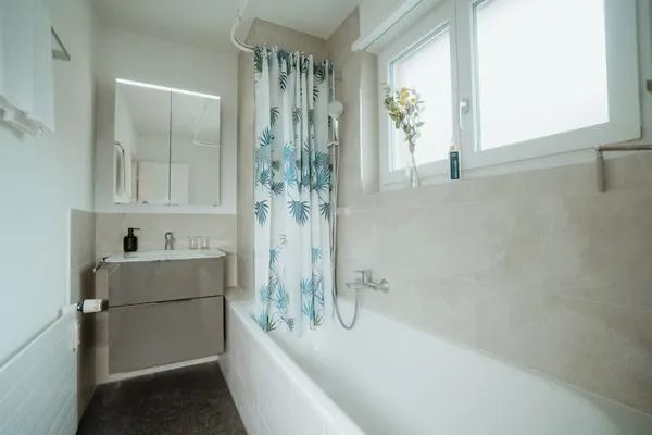 Badezimmer  Apartment Alpenblick