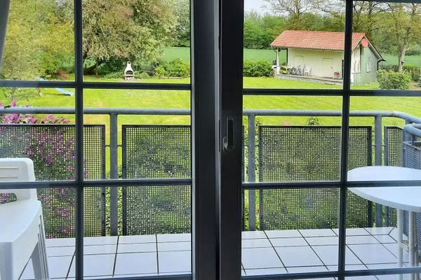 Gartenblick Landhaus am Meer Friesenstübchen