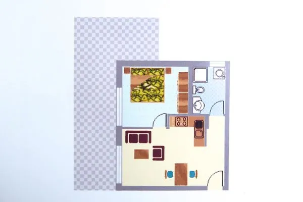 Grundriss  Schloonseevillen, Whg. 13