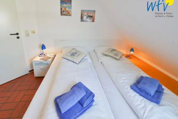 Schlafzimmer Haus Strandblick Ferienwohnung Meerblick 18