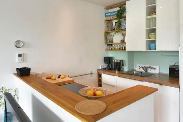 Küche / Küchenzeile Haus am alten Leuchtturm Ferienwohnung 16