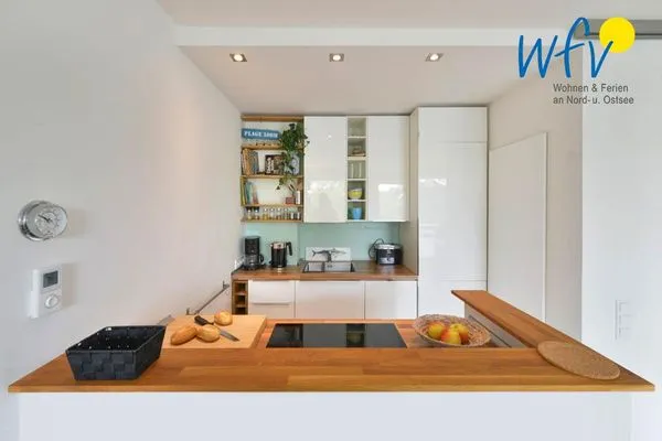 Küche / Küchenzeile Haus am alten Leuchtturm Ferienwohnung 16