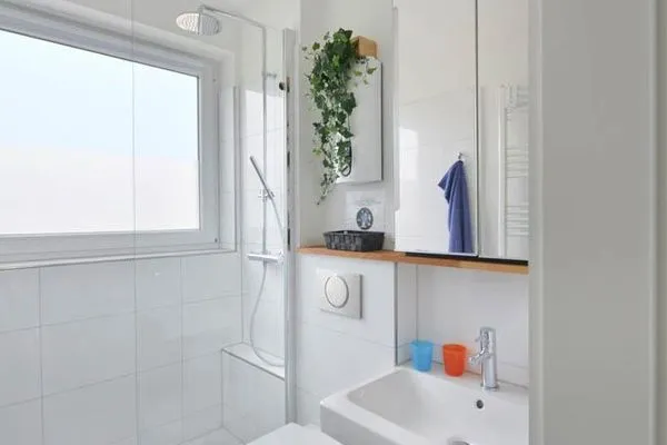 Badezimmer Haus am alten Leuchtturm Ferienwohnung 16