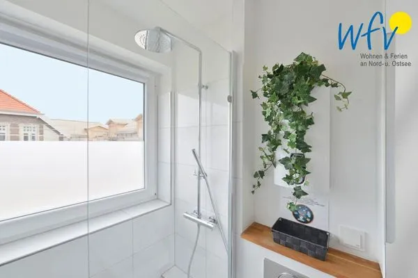 Badezimmer Haus am alten Leuchtturm Ferienwohnung 16