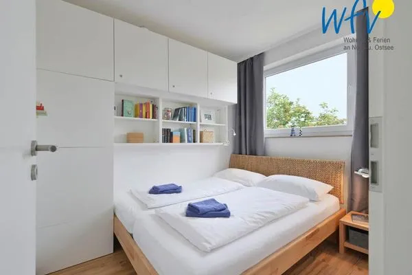 Schlafzimmer Haus am alten Leuchtturm Ferienwohnung 16