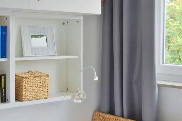 Schlafzimmer Haus am alten Leuchtturm Ferienwohnung 16