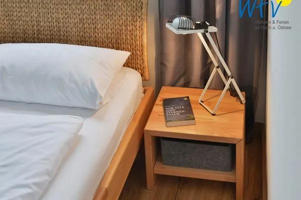 Schlafzimmer Haus am alten Leuchtturm Ferienwohnung 16