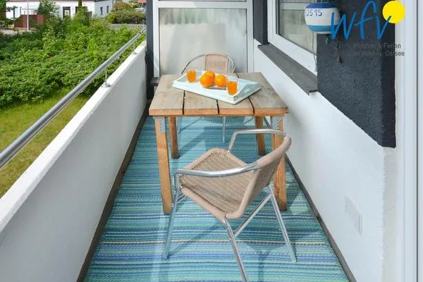 Balkon Haus am alten Leuchtturm Ferienwohnung 16