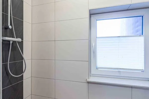 Badezimmer Haus Dünenrose Ferienwohnung Octopus