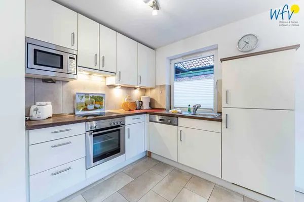 Küche / Küchenzeile Haus Dünenrose Ferienwohnung Octopus