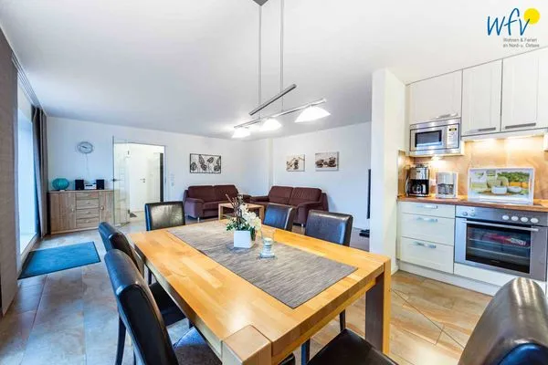 Küche / Küchenzeile Haus Dünenrose Ferienwohnung Neptun