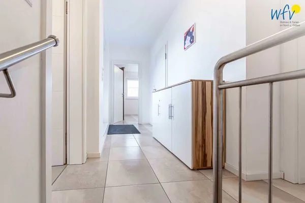 Flur Haus Inseltraum Borkum Ferienwohnung Muschelsucher