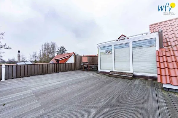 Balkon Huus an de Tune Ferienwohnung Fidellapje