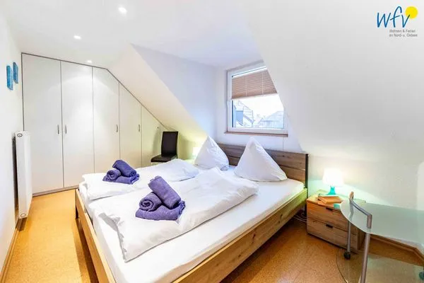 Schlafzimmer Huus an de Tune Ferienwohnung Fidellapje