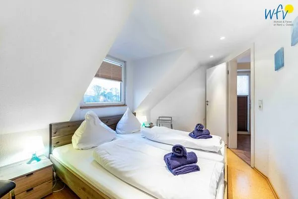 Schlafzimmer Huus an de Tune Ferienwohnung Fidellapje