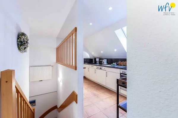 Küche / Küchenzeile Huus an de Tune Ferienwohnung Fidellapje