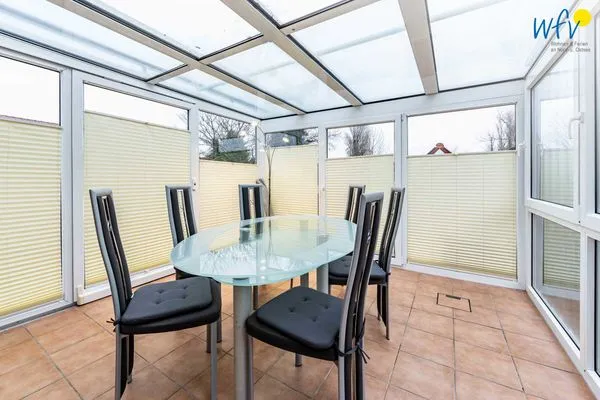 Terrasse Huus an de Tune Ferienwohnung Fidellapje