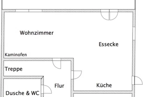 Grundriss  Broderhus Bude