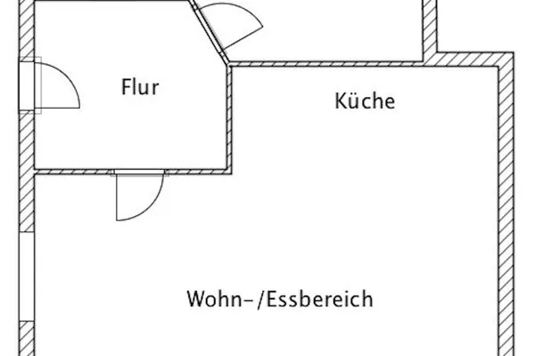 Grundriss  Haus Süderpiep Whg. Robbe
