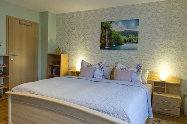 Schlafzimmer  Ferienwohnung Waldblick