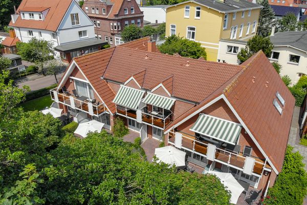  Haus Roseneck Wohnung 1 Norderney - Vogelperspektive