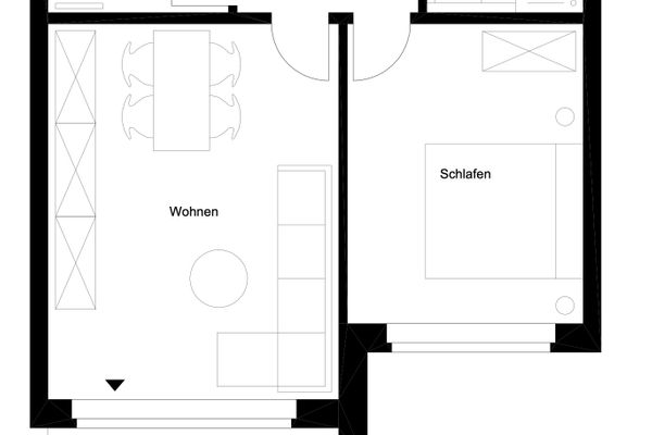  Haus Roseneck Wohnung 2 Norderney - Grundriss
