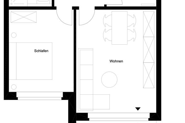  Haus Roseneck Wohnung 3  - Grundriss