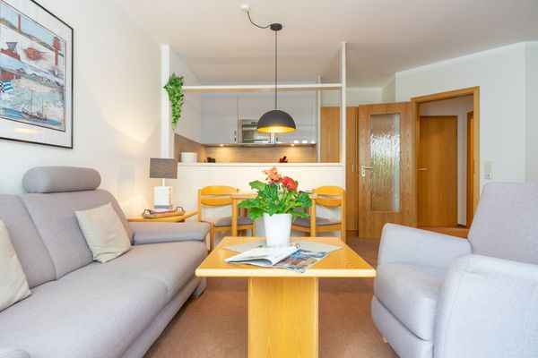  Haus Roseneck Wohnung 6 Norderney - Wohnzimmer