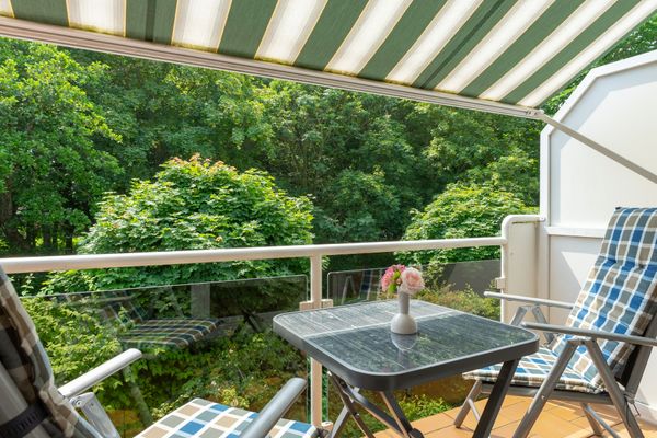  Haus Roseneck Wohnung 6 Norderney - Balkon