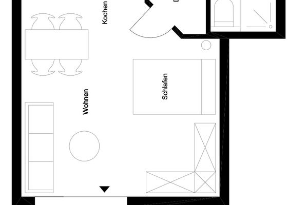  Haus Roseneck Wohnung 7  - Grundriss