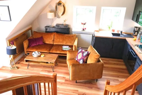 Wohnzimmer  Haus Süderpiep Whg. Auster