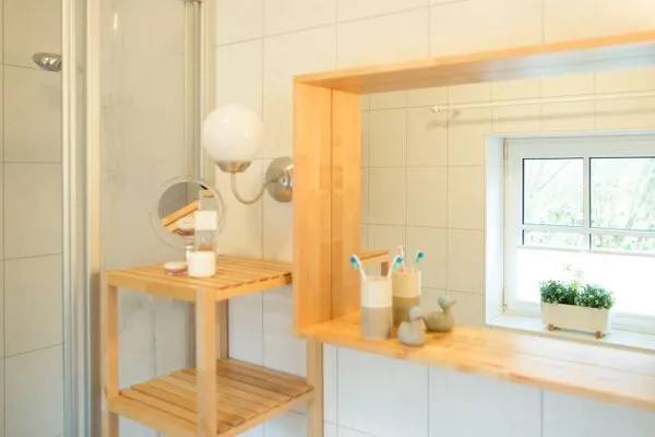 Badezimmer  Haus Süderpiep Whg. Robbe